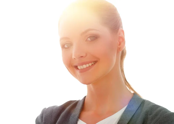 Portret van een jonge succesvolle zakenvrouw — Stockfoto