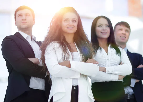 Porträt eines jungen Unternehmerteams — Stockfoto