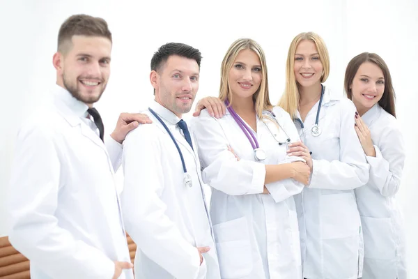 Porträtt av framgångsrika medicinska team — Stockfoto