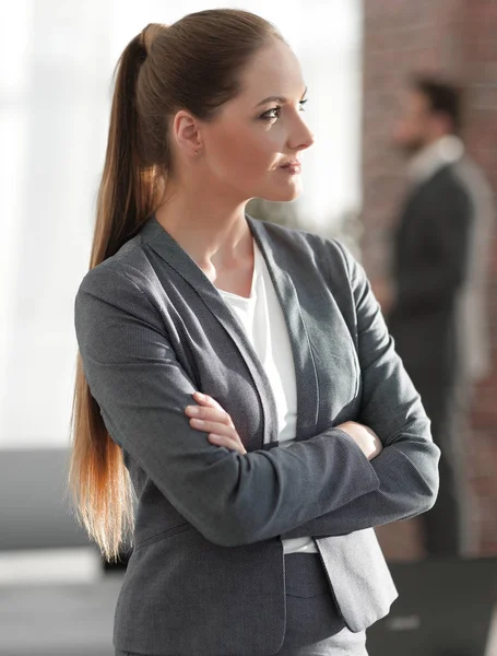 Portrait d'une employée de l'entreprise — Photo