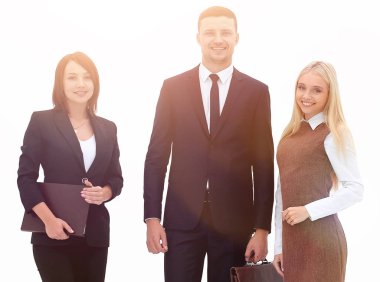 tam büyüme portre. profesyonel iş takım.