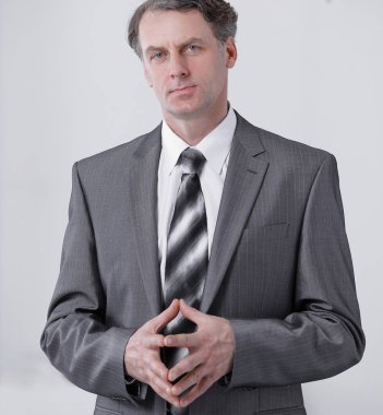 Ciddi bir iş adamının portresi..