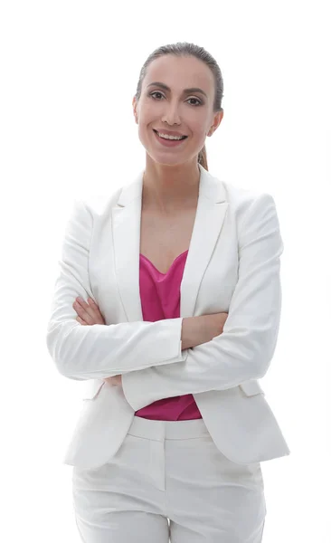 Confident business woman looking ahead — Stock Photo, Image