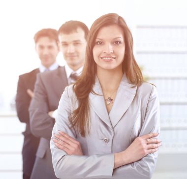 iş kadını ve iş takım