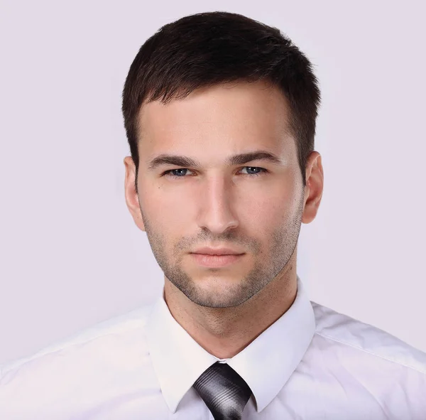 Close-up. face of a successful business man — Stock Photo, Image