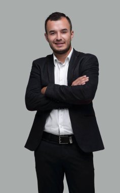 iş erkek gülümseyen portresi .
