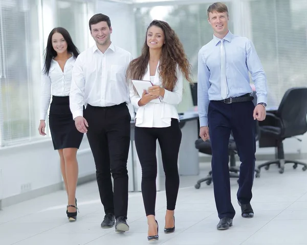 Retrato de um grupo de empregados bem sucedidos — Fotografia de Stock