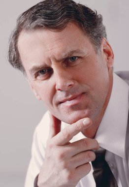 portre. yüz, erkek doktor