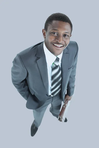 Image of happy business man which posing in studio — Stock Photo, Image