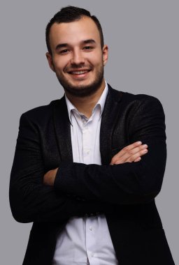 iş erkek gülümseyen portresi .