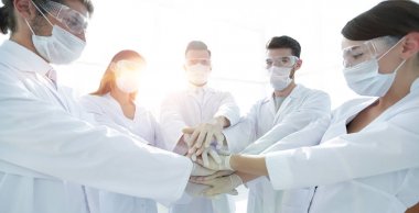 bir grup profesyonel doktor.