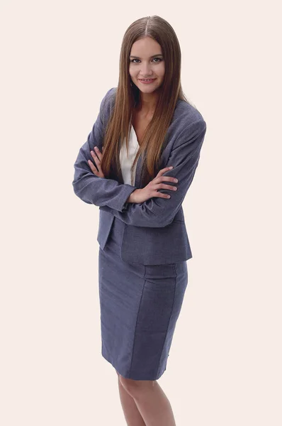 笑顔のビジネス女性の肖像 — ストック写真
