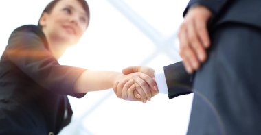 arka plan resmi iş ortakları handshaking.close-up.