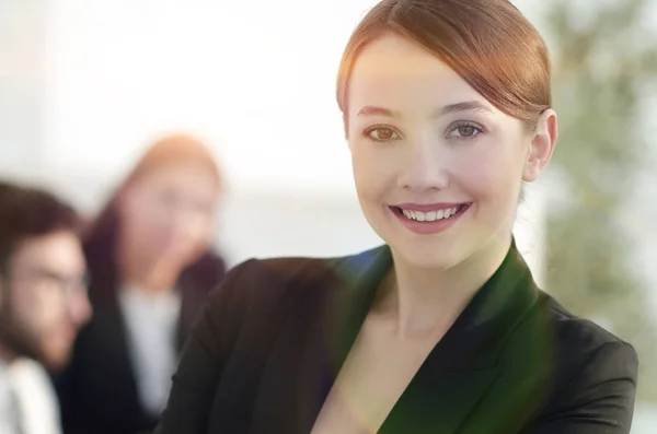 Mujer de negocios moderna y segura —  Fotos de Stock