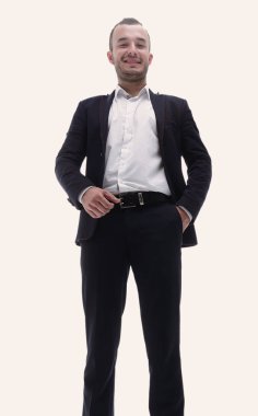 tam growth.bottom görünümünde. başarılı bir iş adamı.