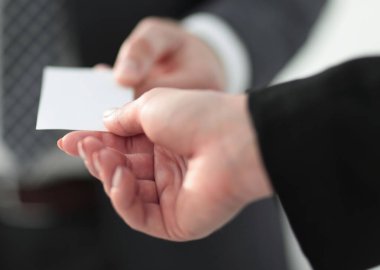 Döviz kartvizit ilk defa karşılamak