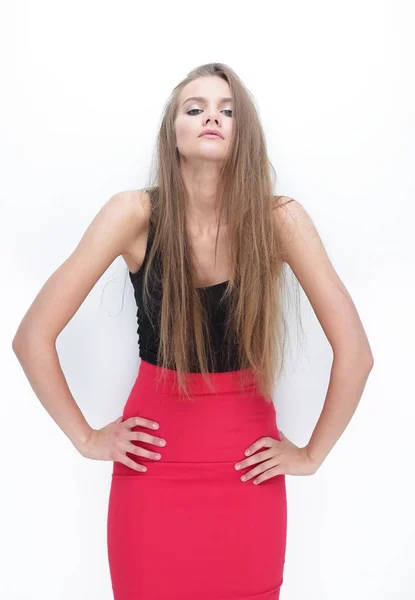 Mädchen Modell posiert für die Kamera — Stockfoto