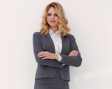 tam growth.confident bir iş kadını.