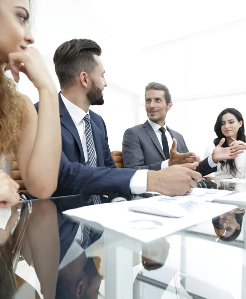 Business-team på verkstad — Stockfoto