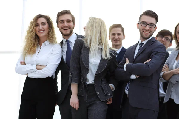 Closeup.Friendly business-team. — Stockfoto