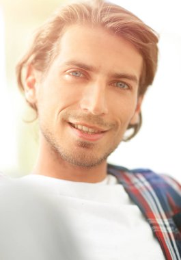 portre. başarılı bir modern adam.