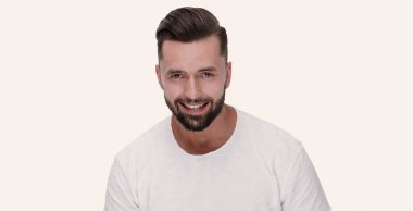 closeup.modern, genç adam rahatlatıcı