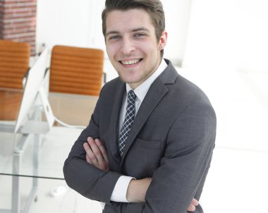 closeup.a başarılı genç adam