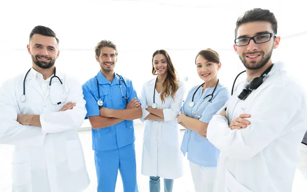 Retrato dos principais membros do centro médico — Fotografia de Stock