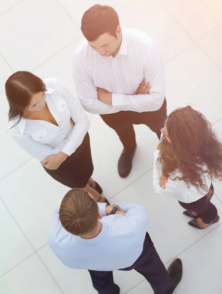 Creative business grupp. utsikt från toppen. — Stockfoto