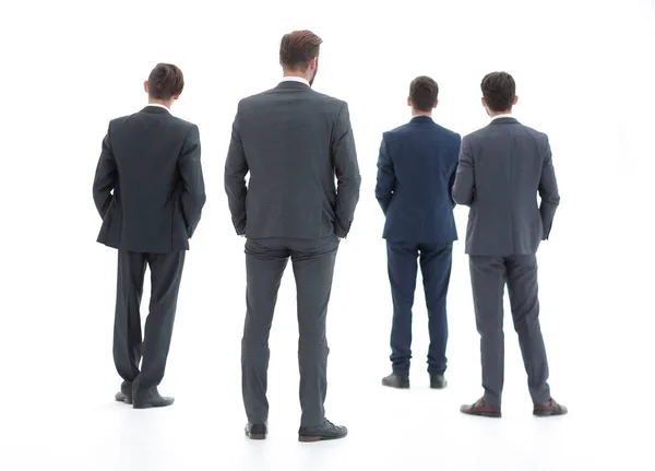 Group of business people looking at copy space. — Stock Photo, Image