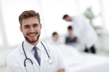 sorumlu doktor odası arka plan üzerinde