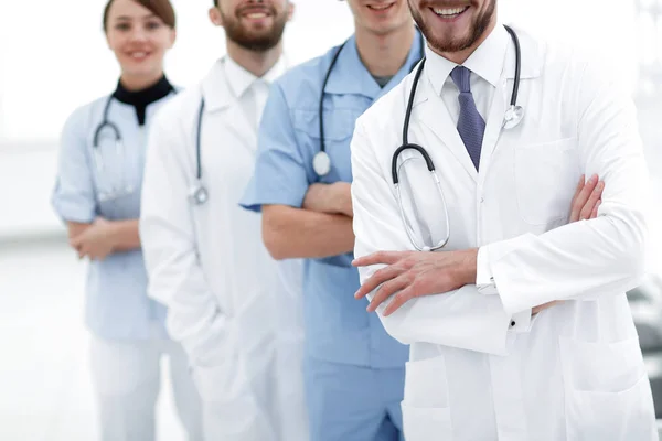 Closeup.a ομάδα των ιατρών. — Φωτογραφία Αρχείου