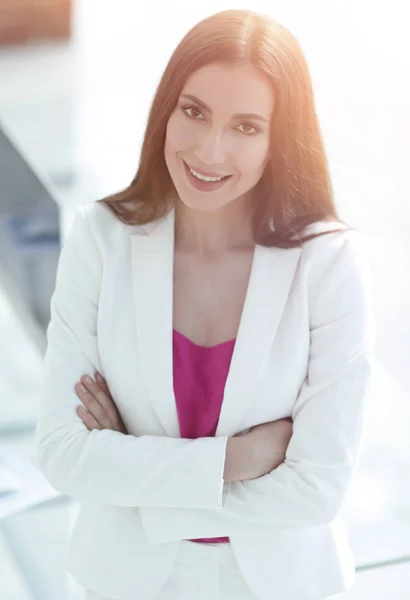 Portrait of a beautiful business woman — Stock Photo, Image
