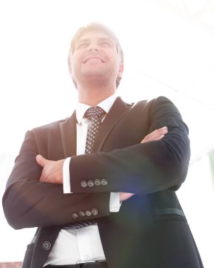 dört gözle başarılı iş adamı