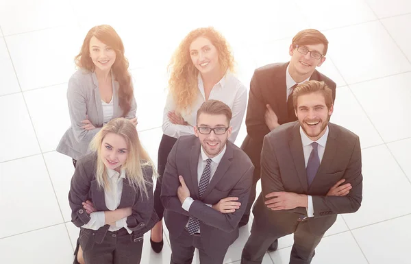 Grupo de empresários. Sobre fundo branco — Fotografia de Stock