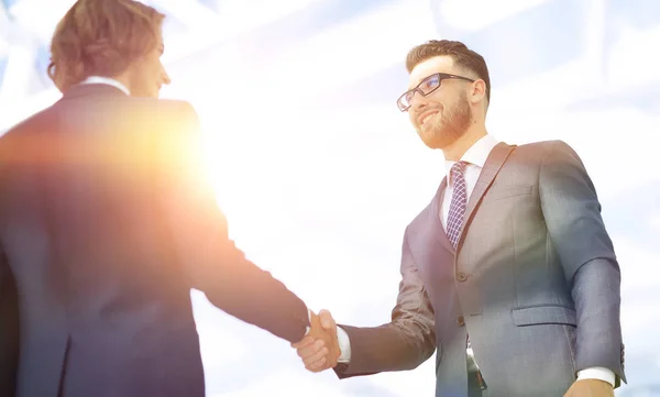 Business handshake a business people. — Stock fotografie