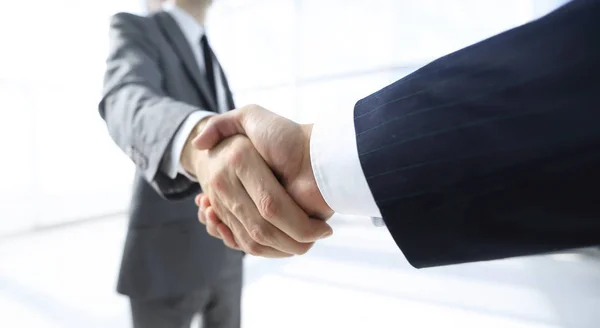 Diverse business male shaking hands. — Stock Photo, Image