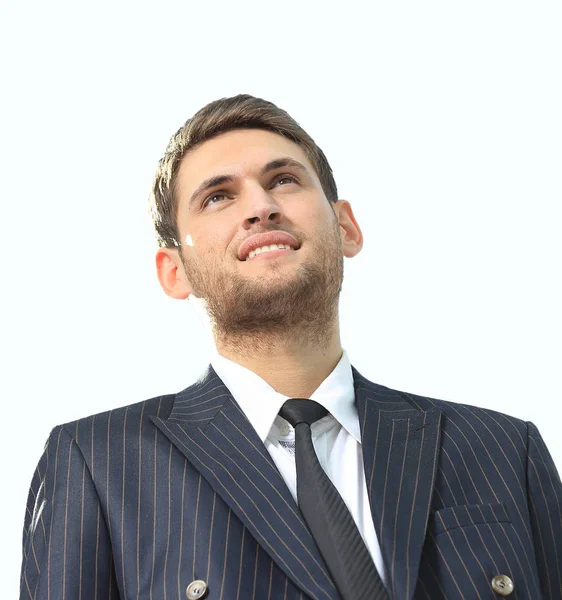 Porträt eines erfolgreichen Anwalts isoliert auf weißem Hintergrund — Stockfoto