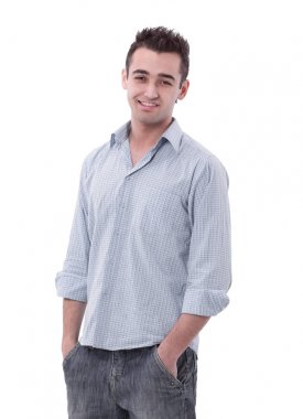 modern genç adam portresi