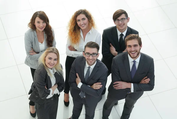 Groep van mensen uit het bedrijfsleven. Op witte achtergrond — Stockfoto