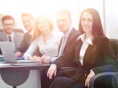 iş kadını ve iş takım