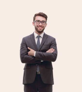 Başarılı bir iş adamı tam büyüme dikey