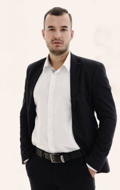 modern iş adamı portresi.