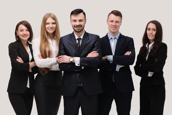 Retrato de grupo da equipe de negócios bem sucedida — Fotografia de Stock