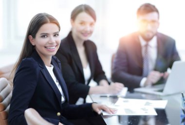 closeup.Employees ofis