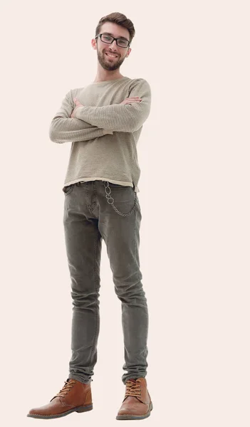 Portret van een moderne zelfverzekerde jonge man — Stockfoto