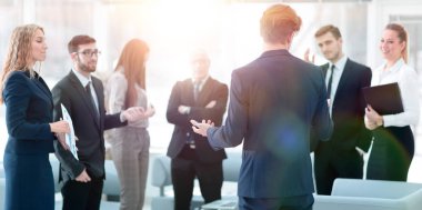 Görüntü Yöneticisi bir raporu iş takım yapar blurred.the olduğunu.