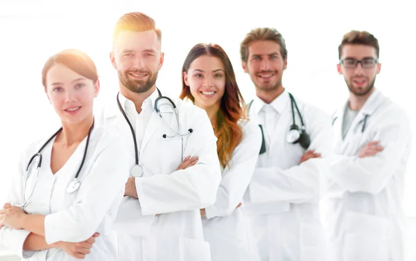 Retrato de un grupo exitoso de médicos internos . —  Fotos de Stock