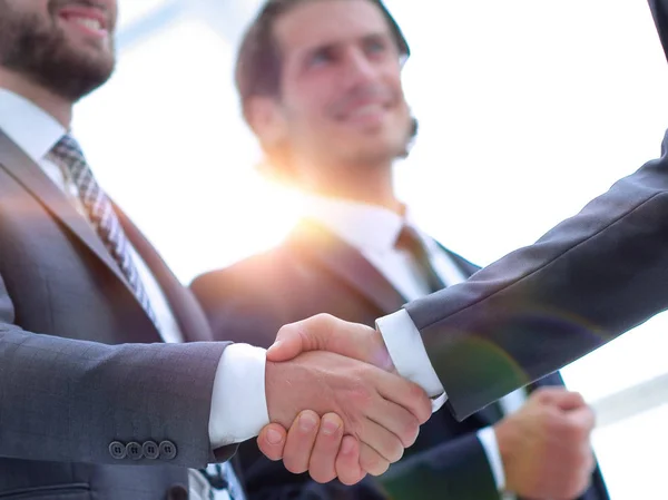 기업 들의 closeup.handshake — 스톡 사진