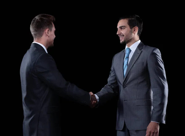 Handshake business partners at the meeting — Stock Photo, Image